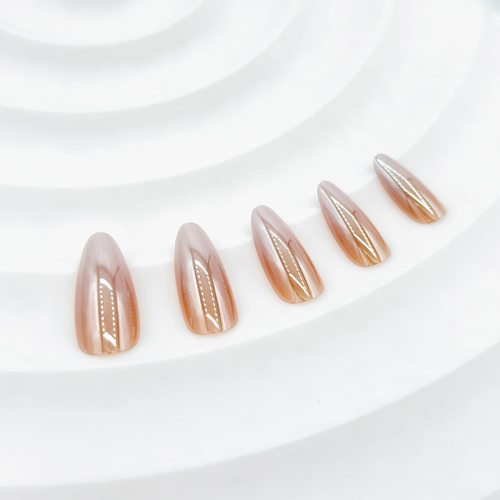 Opal Glow Press-On Nails