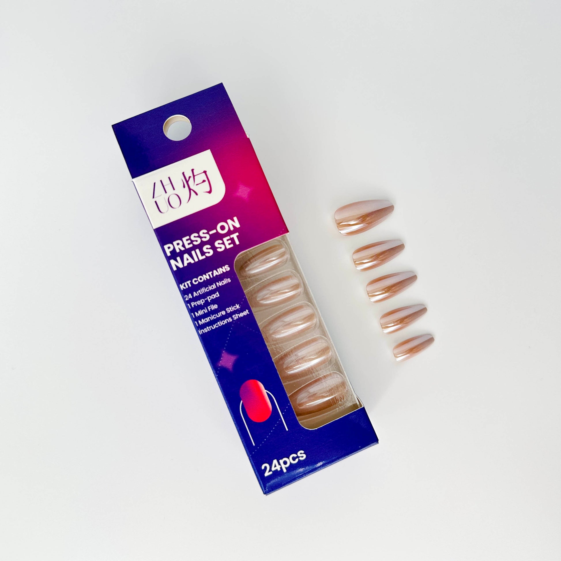 Opal Glow Press-On Nails