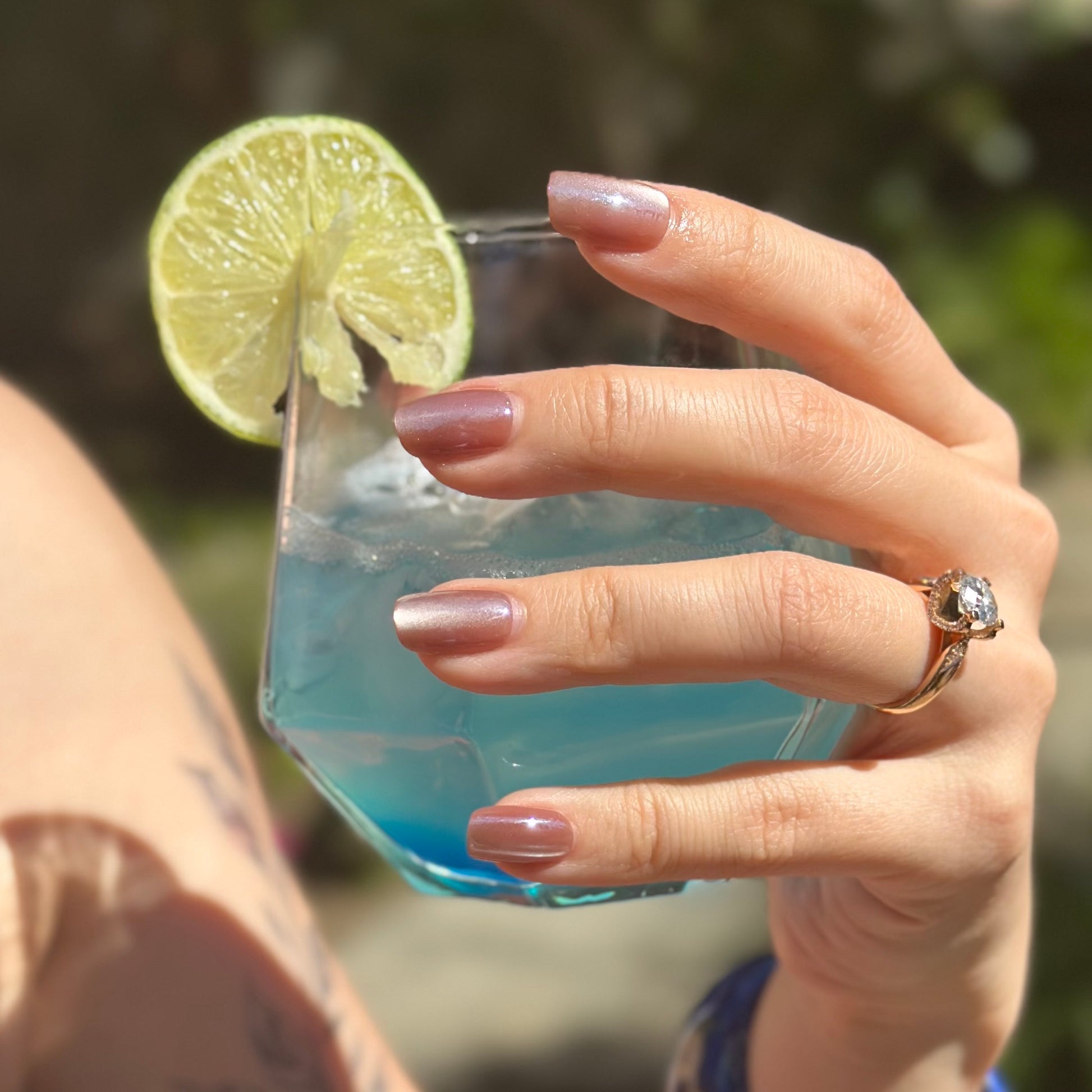 Moonlit Mirror Press-On Nails