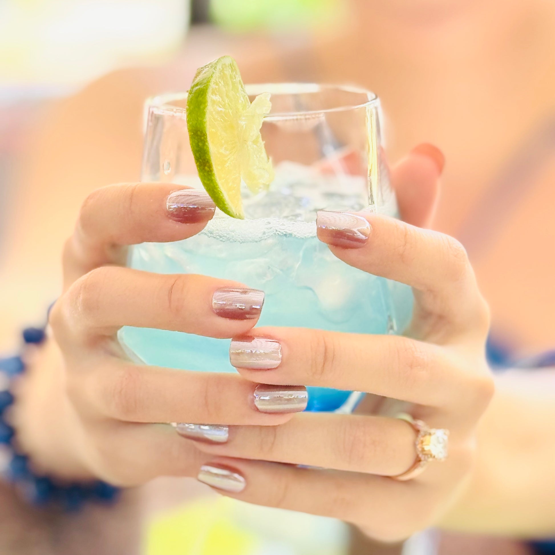 Moonlit Mirror Press-On Nails