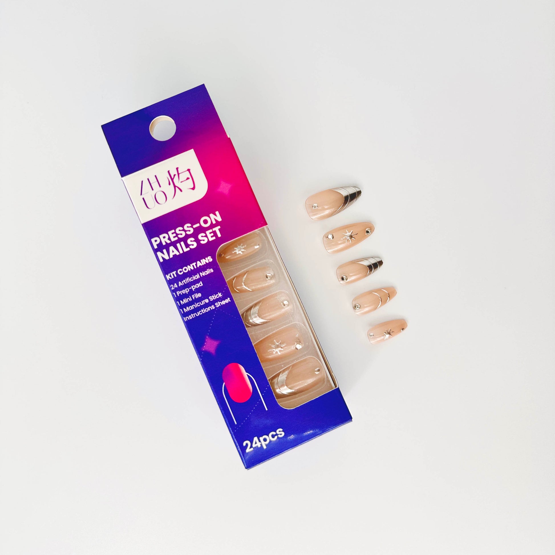 Lunar Elegance Press-On Nails